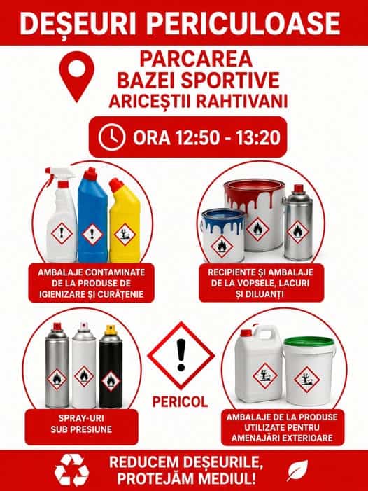 Primăria Ariceștii Rahtivani: Campanie de colectare a deșeurilor, 28 august