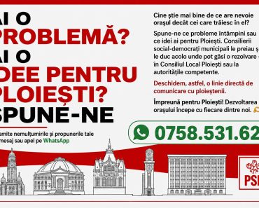 PSD Ploiești deschide un canal direct de comunicare cu cetățenii: Cum pot sesiza ploieștenii problemele din oraș pe pagina de Facebook PSD Ploiești deschide un canal direct de comunicare cu cetățenii: Cum pot sesiza ploieștenii problemele din oraș pe pagina de Facebook