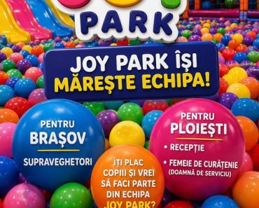 JOY PARK ÎȘI MĂREȘTE ECHIPA!
