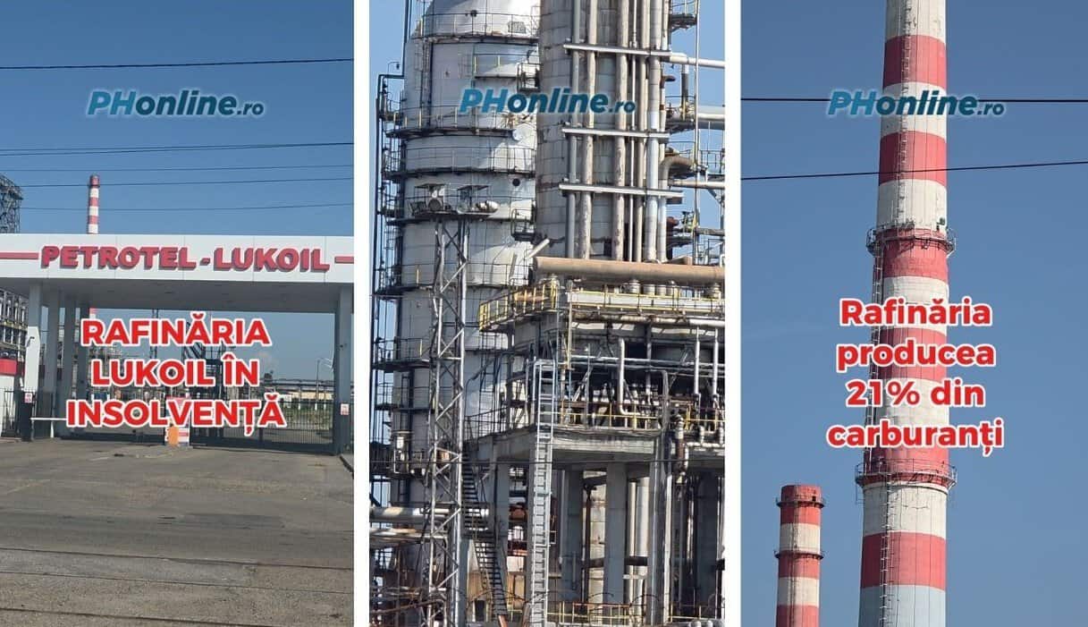 REPORTAJ VIDEO/Rafinăria Lukoil, în insolvență. 21% din carburantul național era produs la Ploiești REPORTAJ VIDEO/Rafinăria Lukoil, în insolvență. 21% din carburantul național era produs la Ploiești