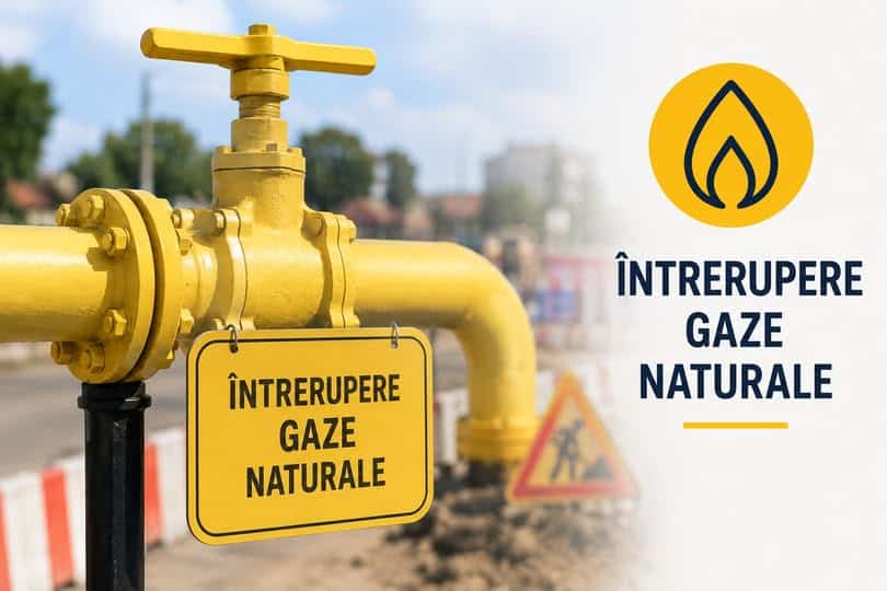 Primăria Mizil: ANUNȚ – ÎNTRERUPERE ALIMENTARE CU GAZE NATURALE