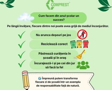 COMPREST, mesaj pentru elevi : „Grija pentru mediu începe cu fiecare dintre noi”