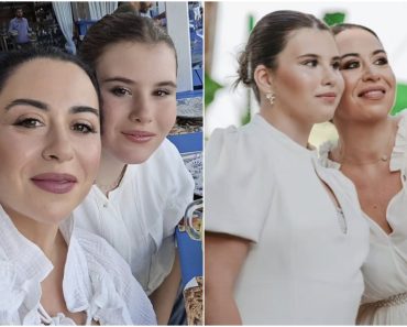 Fiica Oanei Roman, apariție de revistă la un eveniment monden. Ce rochie elegantă a purtat adolescenta