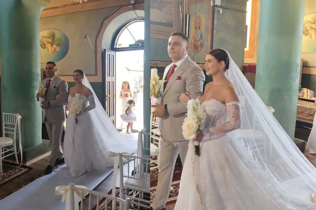Nunta anului în Târgu Jiu! Alexandra Romanescu, fiica primarului, a ajuns în fața altarului VIDEO Nunta anului în Târgu Jiu! Alexandra Romanescu, fiica primarului, a ajuns în fața altarului VIDEO