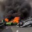 Tragedie pe autostradă. Tată și fiu, morți după ce Lamborghini-ul în care se aflau s-a rupt în două și a fost cuprins de flăcări