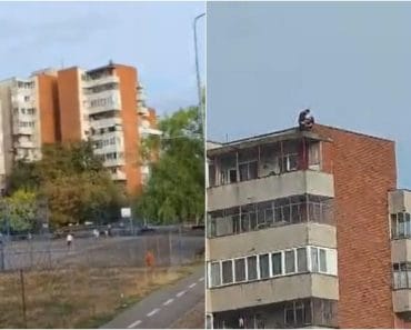 Scene deocheate pe acoperișul unui bloc din Oradea. Totul s-a întâmplat lângă un parc plin de copii Scene deocheate pe acoperișul unui bloc din Oradea. Totul s-a întâmplat lângă un parc plin de copii