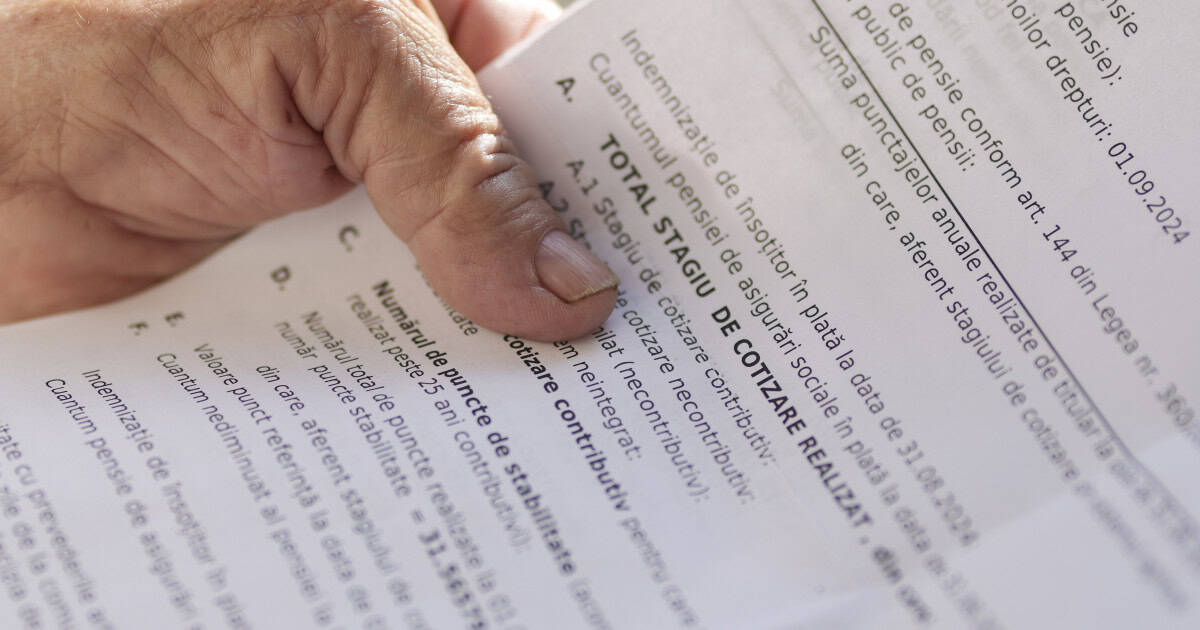 Care este pensia minimă în 2026 dacă ai cotizat 15 ani. De ce suma primită poate fi diferită de la o persoană la alta