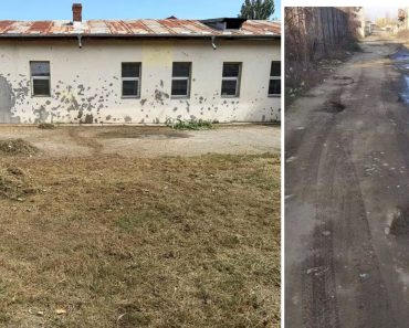 Cum arată o școală din Ploiești, în 2026, la început de an școlar: drum neasfaltat, noroi, tablă ruginită și un teren de sport vai de el!