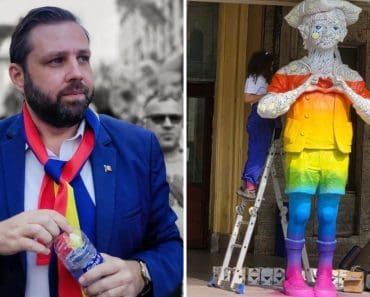 Viceprimarul Alexandru Săraru (AUR), reacție în scandalul statuii „Domnul Goe”: „Propagandă LGBT introdusă pe ușa din dos! Vreau să știu cine a aprobat această aberație!”