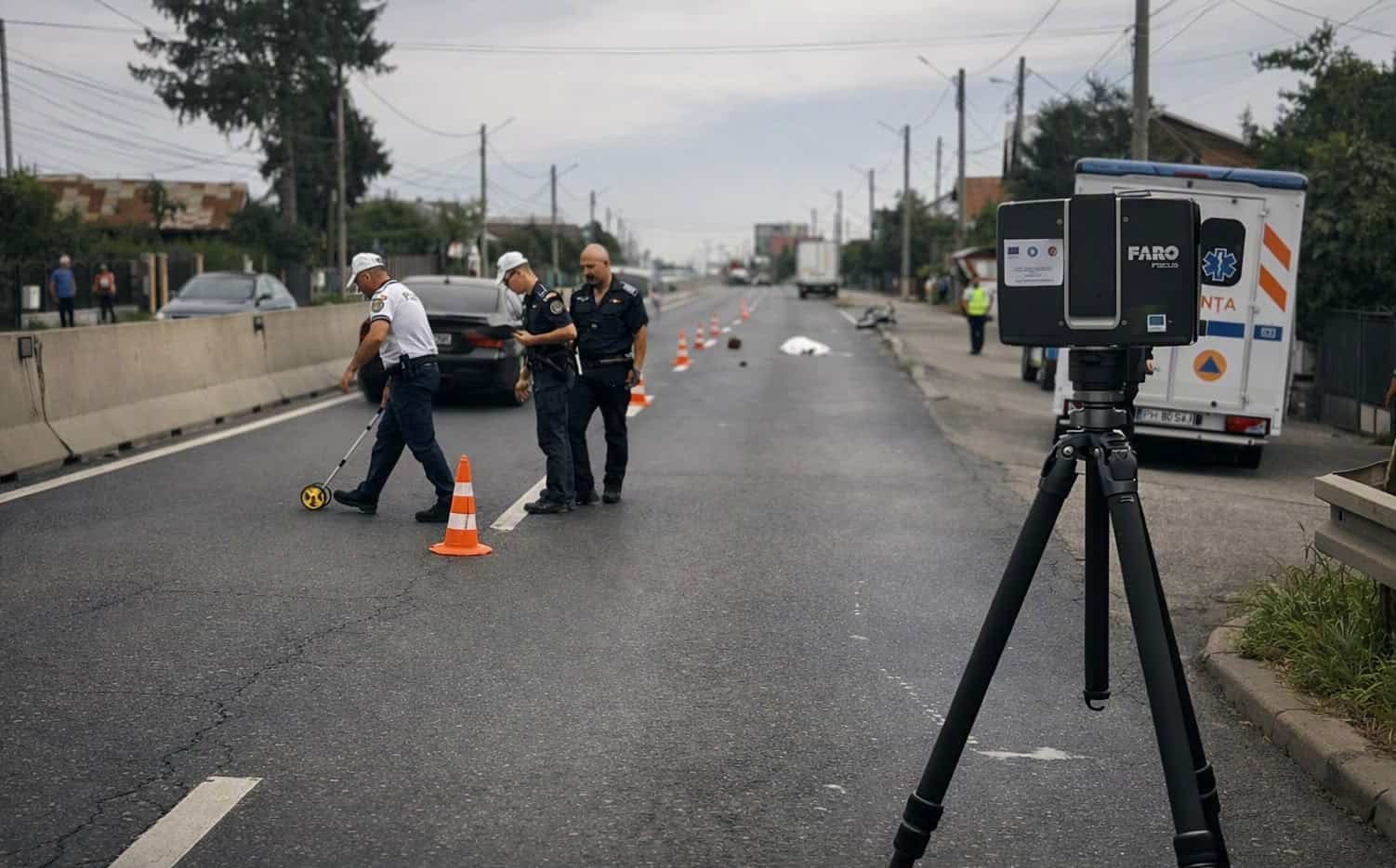 Cum s-a produs accidentul de la Bănești, în urma căruia un motociclist în vârstă de 20 ani și-a pierdut viața. Comunicatul Poliției