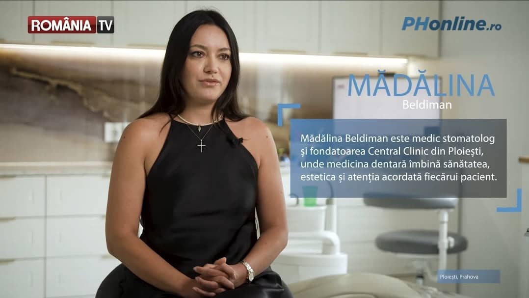 Mădălina Beldiman, medic stomatolog Central Clinic Ploiești: când sunt necesare fațetele dentare și când devin doar un trend