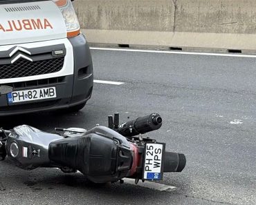 Accident mortal pe DN1, la Bănești. Un motociclist a decedat după impactul cu un camion