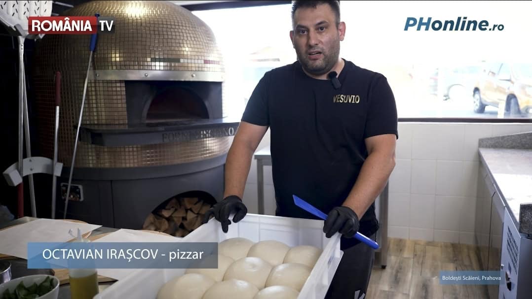 Din Italia, la Boldești-Scăeni: Octavian Irașcov și povestea pizzei napoletane de la Vesuvio