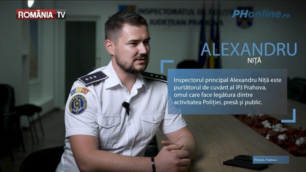 Alex Niță, fostul purtător de cuvânt al IPJ Prahova, despre meseria de polițist și presiunea comunicării publice
