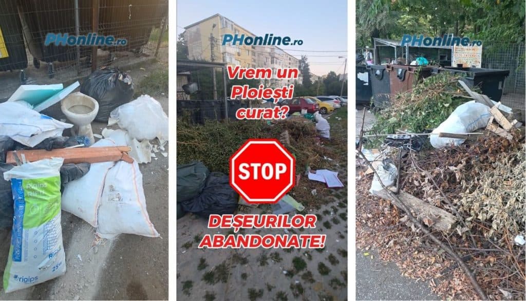 VIDEO: Vrem un Ploiești mai curat? STOP deșeurilor abandonate! Ce ar trebui să facă Primăria și Poliția Locală