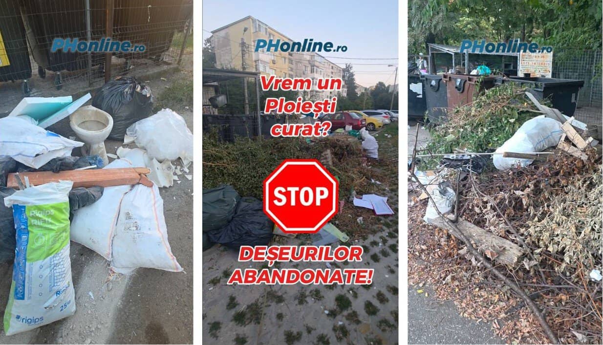 VIDEO: Vrem un Ploiești mai curat? STOP deșeurilor abandonate! Ce ar trebui să facă Primăria și Poliția Locală
