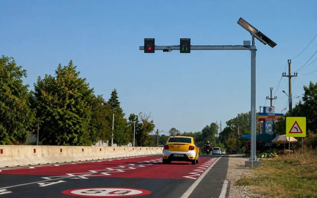 Primele radare fixe au fost montate pe DN1, pe indicatoarele de viteză, între București și Ploiești. Când vor fi aplicate amenzi