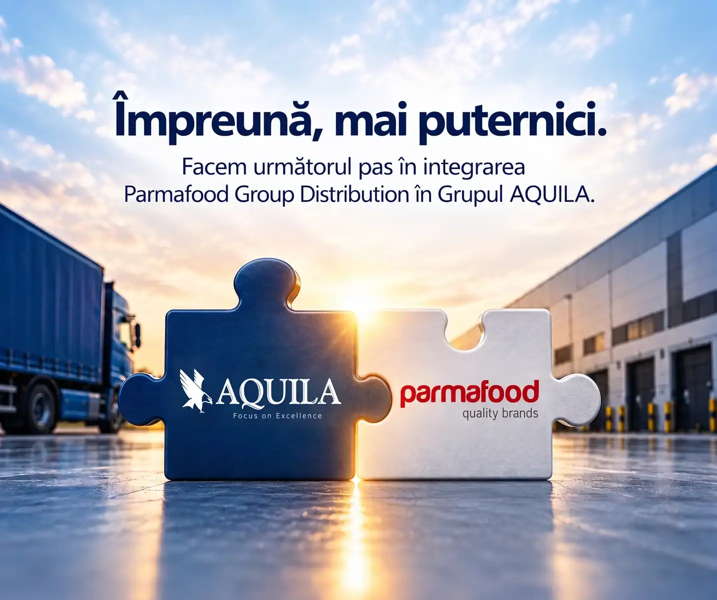Schimbare importantă la AQUILA Ploiești: compania începe absorbția Parmafood Group Distribution