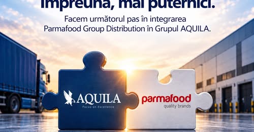 Aquila: Facem următorul pas în integrarea Parmafood Group Distribution în Grupul AQUILA Aquila: Facem următorul pas în integrarea Parmafood Group Distribution în Grupul AQUILA