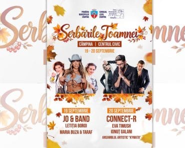 „Serbările Toamnei” revin la Câmpina în zilele de 19 și 20 septembrie „Serbările Toamnei” revin la Câmpina în zilele de 19 și 20 septembrie