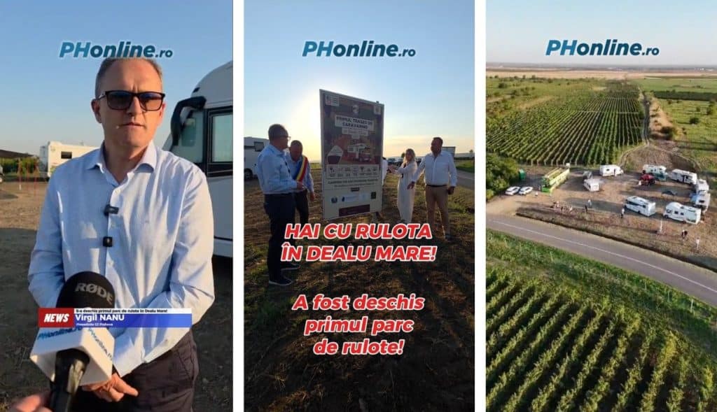 VIDEO: A fost deschis primul parc de rulote în Dealu Mare! Virgil Nanu: Fiecare vizitator înseamnă un plus pentru comunitate!