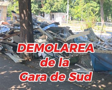 VIDEO: Demolarea de la Gara de Sud. Ce se întâmplă cu comercianții