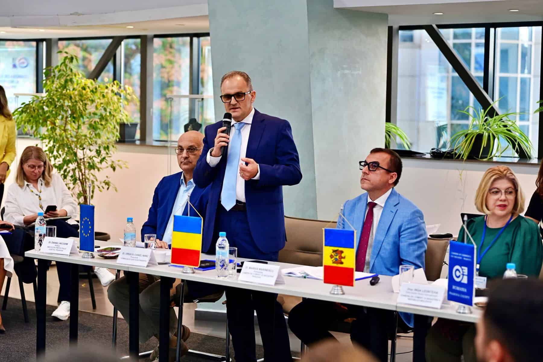 O delegație din Moldova, la Forumul de Afaceri din Prahova. Virgil Nanu: Trebuie să construim legături economice solide