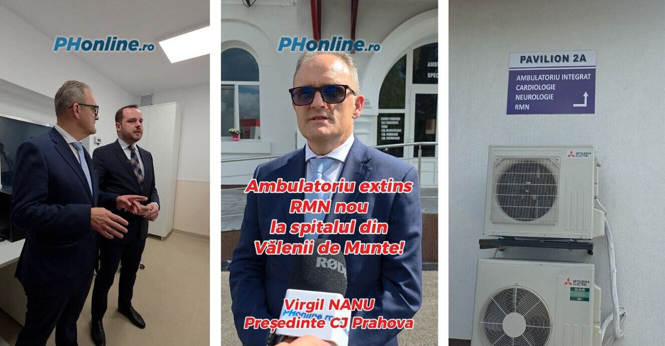 VIDEO: Virgil Nanu, la inaugurarea ambulatoriului extins al spitalului din Vălenii de Munte: Pentru mine, investițiile în sănătate au o măsură simplă: ce schimbă ele pentru pacient