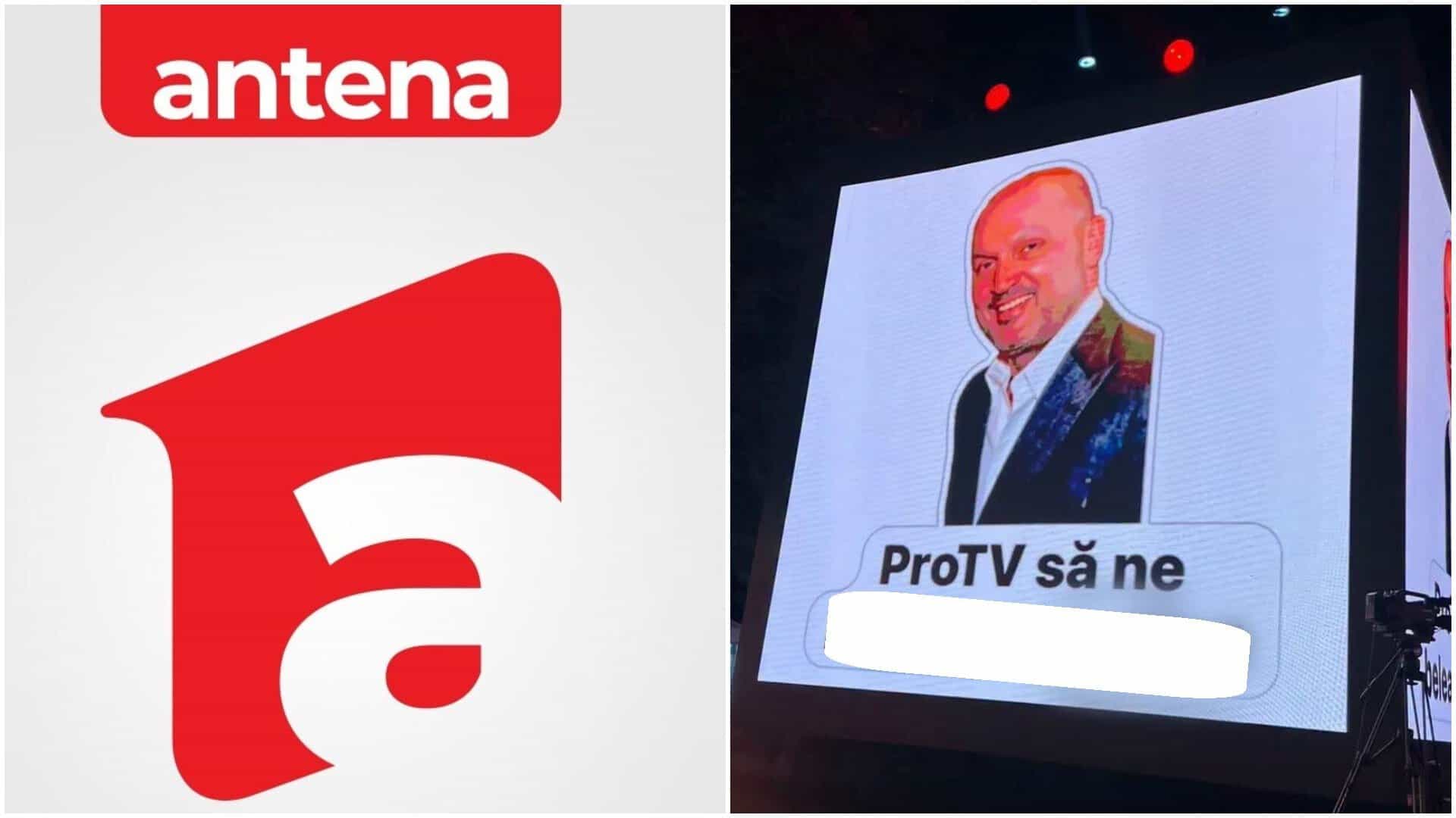 Moment stânjenitor la petrecerea Antena 1! Mesaj vulgar la adresa Pro TV, proiectat în fața a sute de invitați. Ce spune PR-ul Moment stânjenitor la petrecerea Antena 1! Mesaj vulgar la adresa Pro TV, proiectat în fața a sute de invitați. Ce spune PR-ul