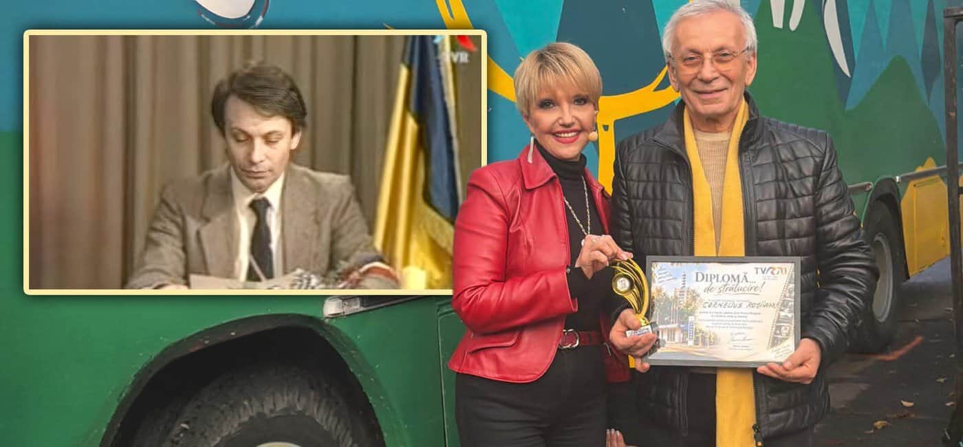 Cum arată acum Cornelius Roșiianu, prezentatorul „Telejurnalului” de la TVR din perioada comunistă: „Iute la mânie, tipicar și neîndurător cu nemunca”