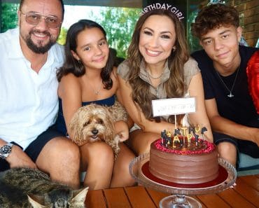 Andra, despre cum se împarte familia între filmări și școală: „David mă ajută foarte mult cu Eva în perioada asta”