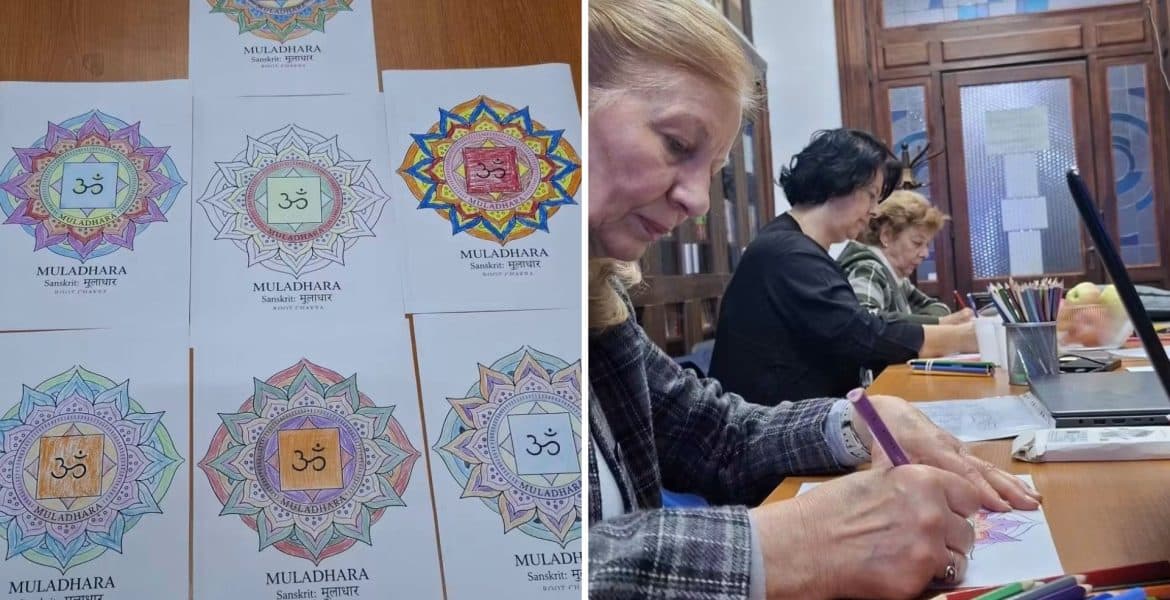 Biblioteca „N.Iorga” organizează sesiuni de terapie prin culoare, în fiecare joi