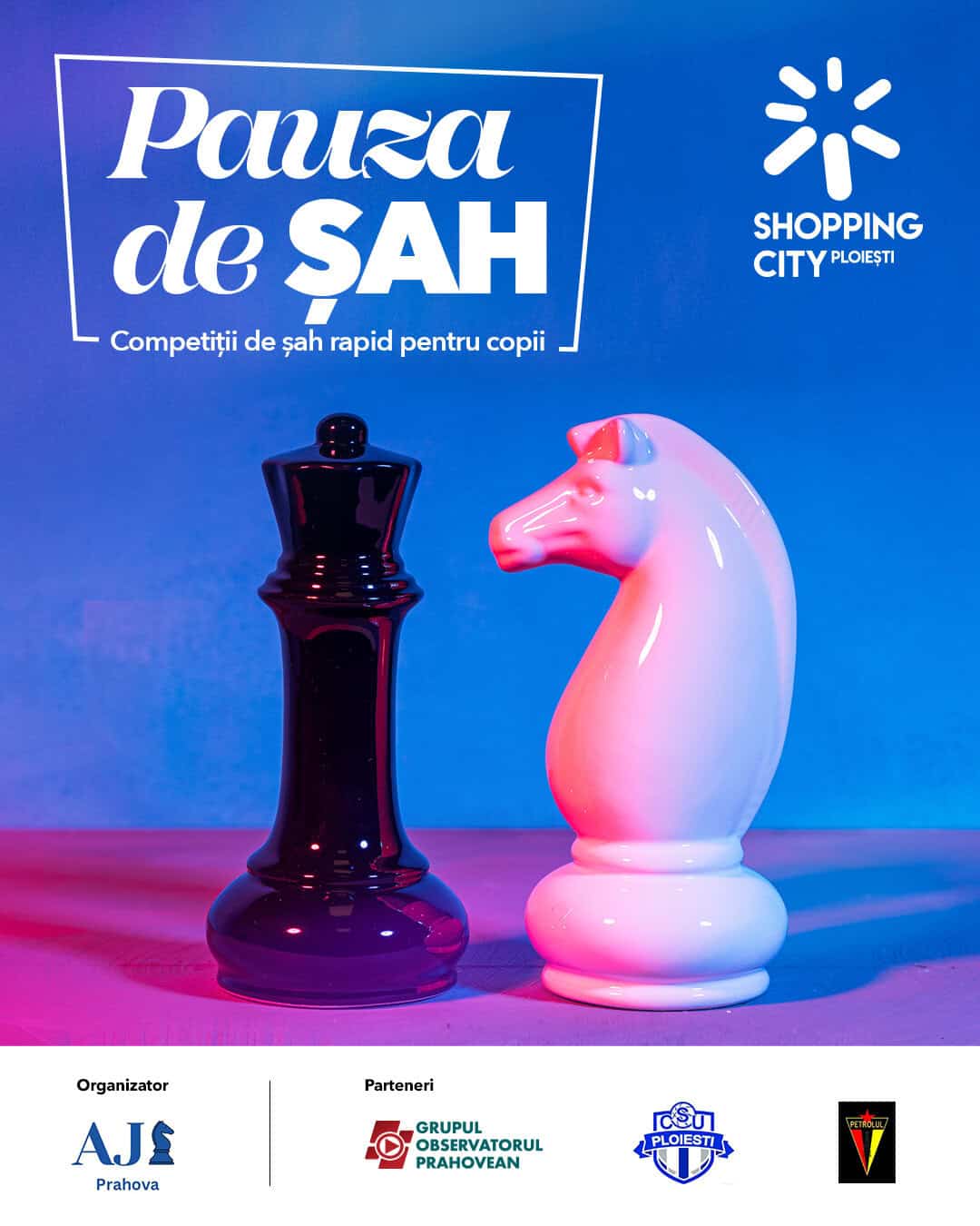 Shopping City Ploiești găzduiește o nouă ediție „Pauza de Șah” Shopping City Ploiești găzduiește o nouă ediție „Pauza de Șah”