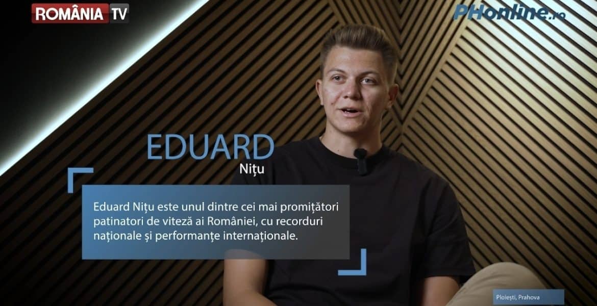 Ploieșteanul Eduard Nițu, printre cei mai buni patinatori ai României: performanță, visul olimpic și lupta pentru a ajunge la Mondiale