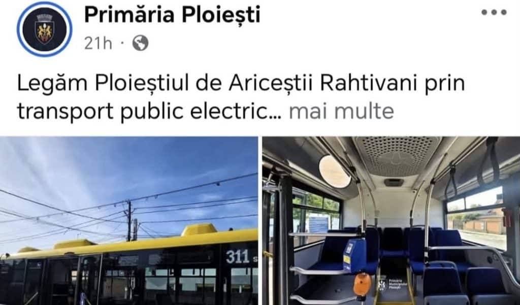 Mario Soare îl acuză pe Mihai Polițeanu că își asumă meritele pentru proiectul autobuzelor electrice din Ploiești
