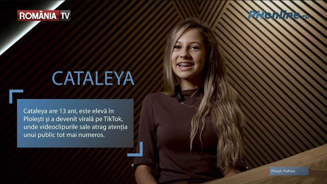 Cataleya, eleva de 13 ani din Ploiești devenită virală pe TikTok, în noul episod al podcastului nostru Cataleya, eleva de 13 ani din Ploiești devenită virală pe TikTok, în noul episod al podcastului nostru