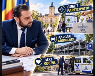 Viceprimarul AUR Alexandru Săraru cere parcări modulare, taxi social gratuit și buget participativ pentru Ploiești Viceprimarul AUR Alexandru Săraru cere parcări modulare, taxi social gratuit și buget participativ pentru Ploiești