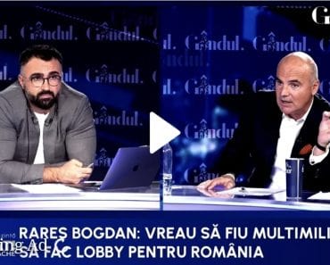 Rareș Bogdan dezvăluie care e marele lui vis: Vreau să fiu miliardar/Să am și mai multe milioane Rareș Bogdan dezvăluie care e marele lui vis: Vreau să fiu miliardar/Să am și mai multe milioane