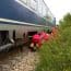Accident feroviar mortal la Brazi. Un bărbat de 73 de ani a fost călcat de tren