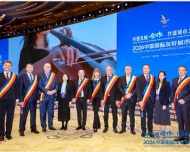 Vasilică Diaconu, președintele ACoR Prahova, la Conferința Internațională a Orașelor Prietene din China 2026