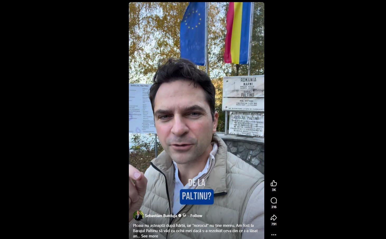 Cât tupeu și manipulare! Sebastian Burduja descoperă problemele de la Paltinu după ieșirea PNL de la guvernare. De ce nu s-au rezolvat când liberalii aveau puterea?