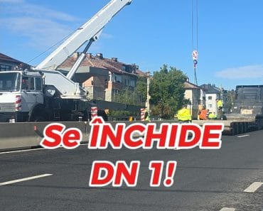 VIDEO: Se închide DN 1. Rute alternative
