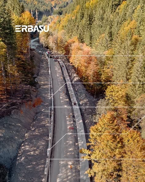 Construcții Erbașu: Lucrările pe DJ 102I, între Valea Doftanei și Săcele, au ajuns la 28%