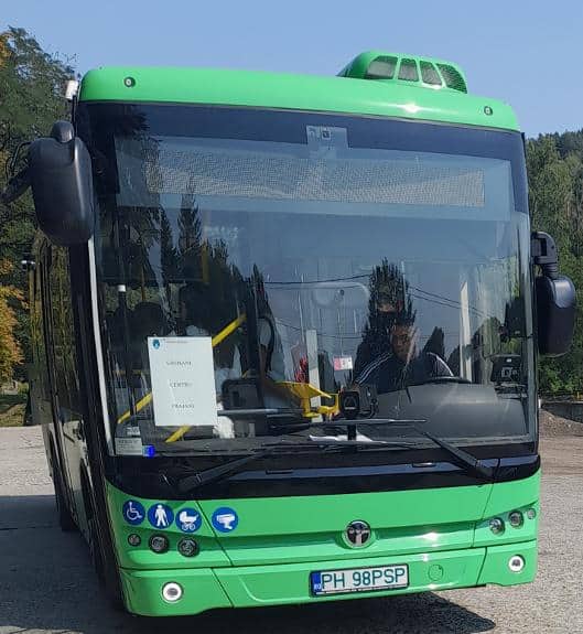 Transport public gratuit pentru toți elevii din Slănic. Două autobuze electrice asigură cursele locale Transport public gratuit pentru toți elevii din Slănic. Două autobuze electrice asigură cursele locale