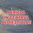 VIDEO: Pericol în centrul Ploieștiului! Se surpă trotuarul lângă Palatul Culturii