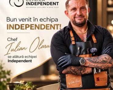 Chef Iulian Olaru se alătură Clinicii Independent: ateliere culinare pentru persoanele aflate în recuperare