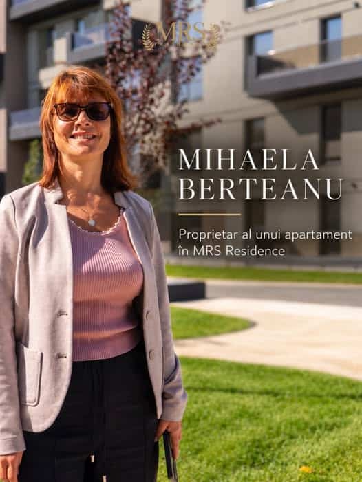 Povești de acasă la MRS Residence: Mihaela Berteanu, prezentată în comunitatea rezidențială