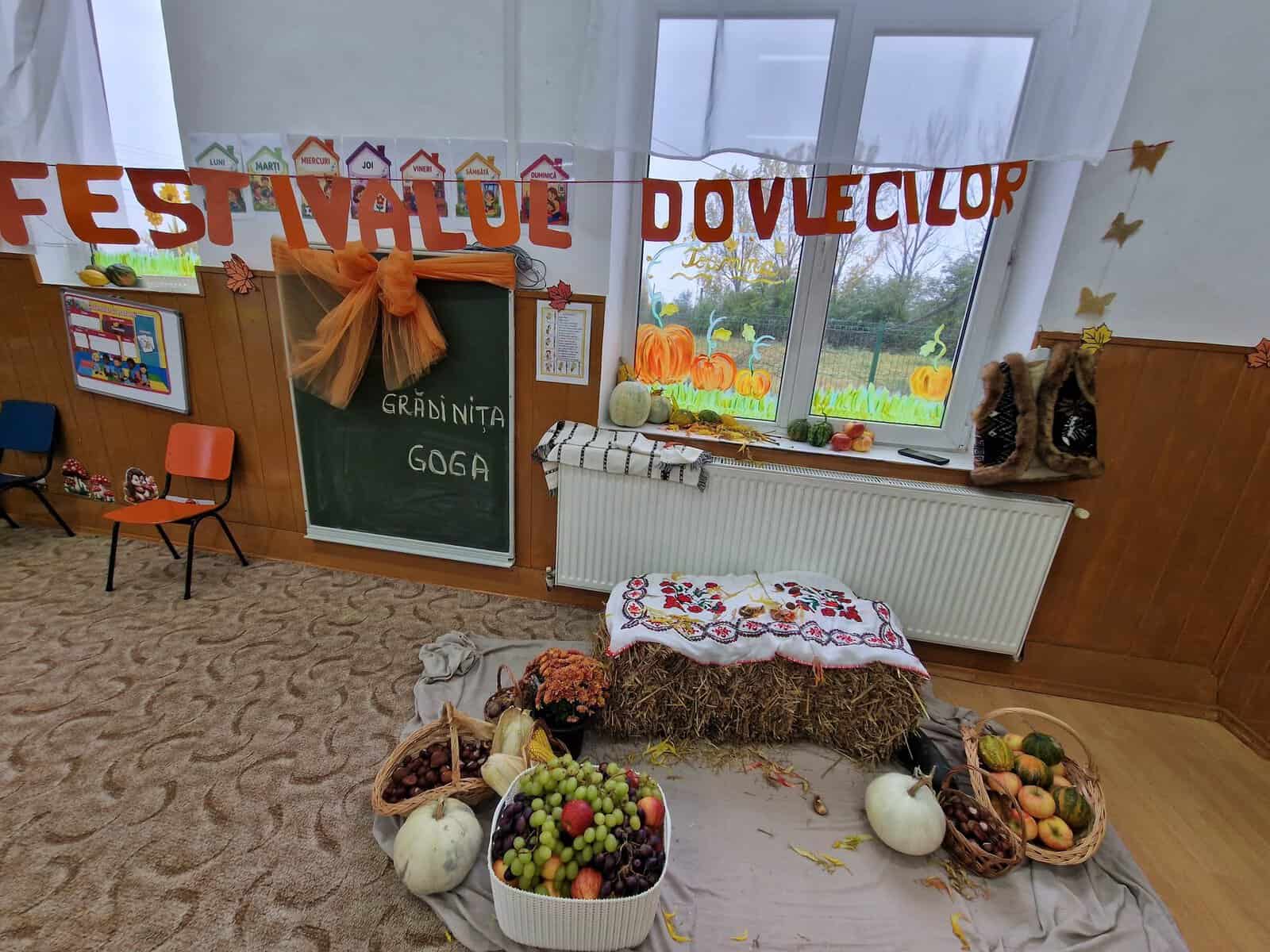 Primăria Râfov: Festivalul dovlecilor, o zi de poveste la grădinița Goga