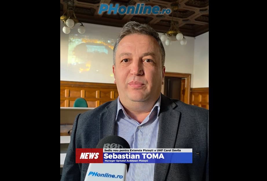 Medicul Sebastian Toma, înaintea inaugurării sediului Extensiei Ploiești a UMF: Spitalele au nevoie de personal cu înaltă calificare