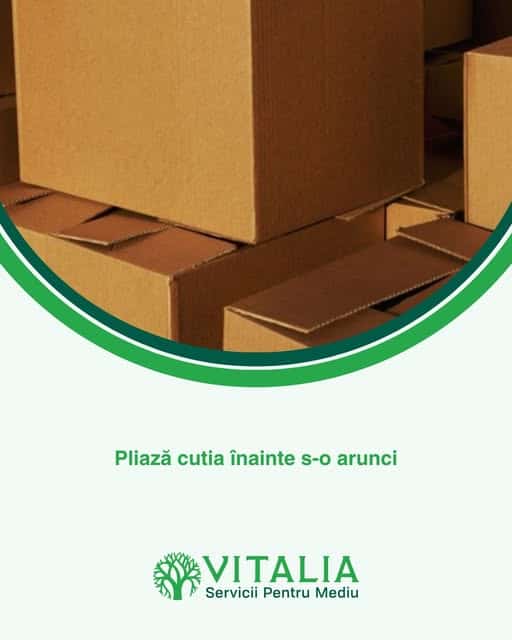 Vitalia Mediu: Ai primit un colet? Cutia are încă o viață în față